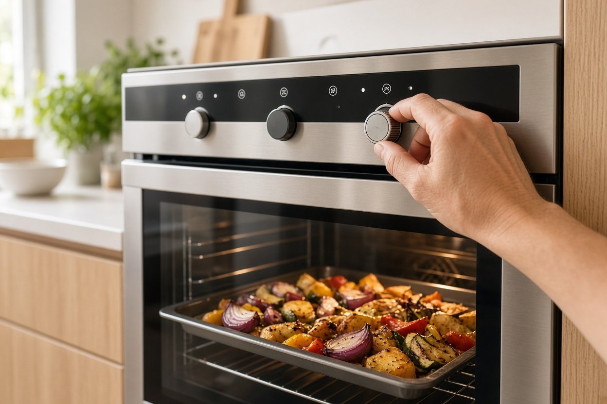 Grilleffekt i ugn: förstå symboler och grillfunktion